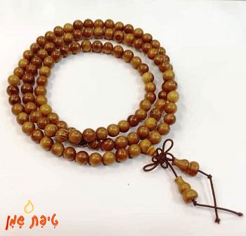 טיפת שמן/מאלה מחרוזי סנדלווד - 8.7מ'מ.