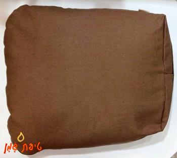 כרית מדיטציה חום / בז'/טיפת שמן