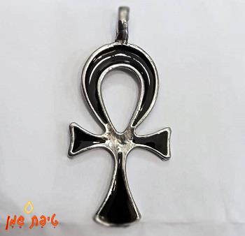 אנך(אנק) שחור - כסוף